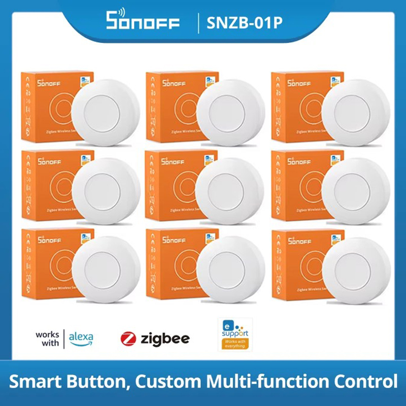 Sonoff - Interruttore Wireless SONOFF Zigbee SNZB-01P, Pulsante
