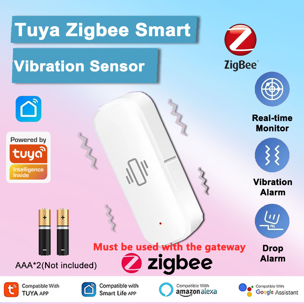 Home Assistant Tuya - Tuya Zigbee Sensore di vibrazione intelligente