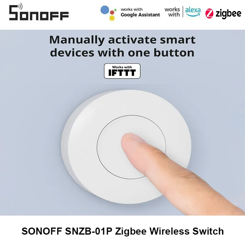 Sonoff - SONOFF Zigbee 3.0 SNZB-01P Interruttore wireless