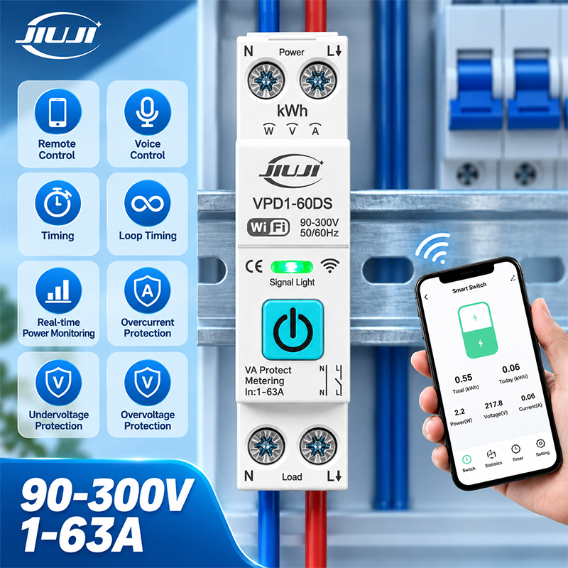 Smart Relay Tuya - Interruttore Intelligente WiFi per Guida DIN