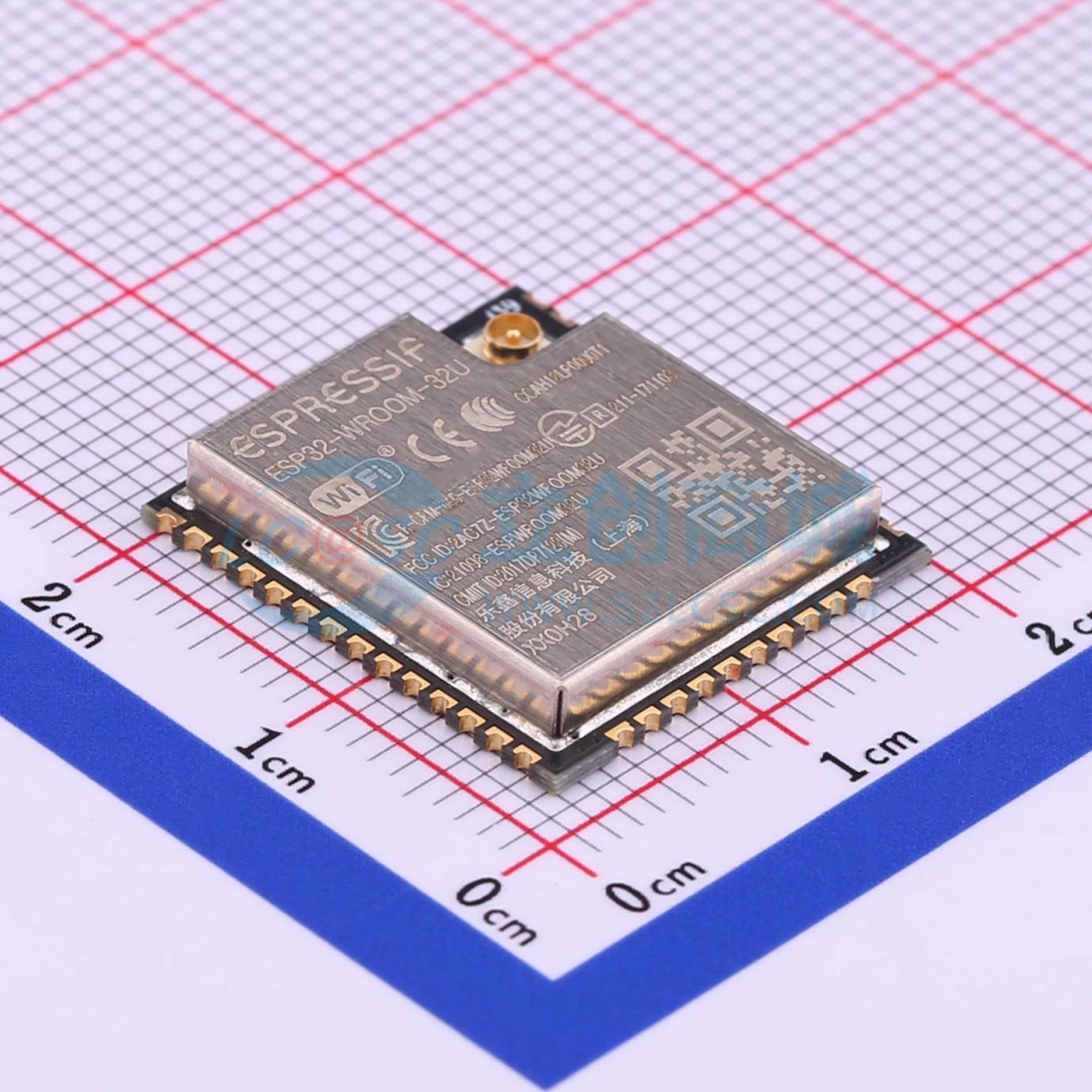 Smart Home Module Iot - 3 pezzi ESP32-WROOM-32U-N16 SMD 19.2x18mm ESP32-DOWD