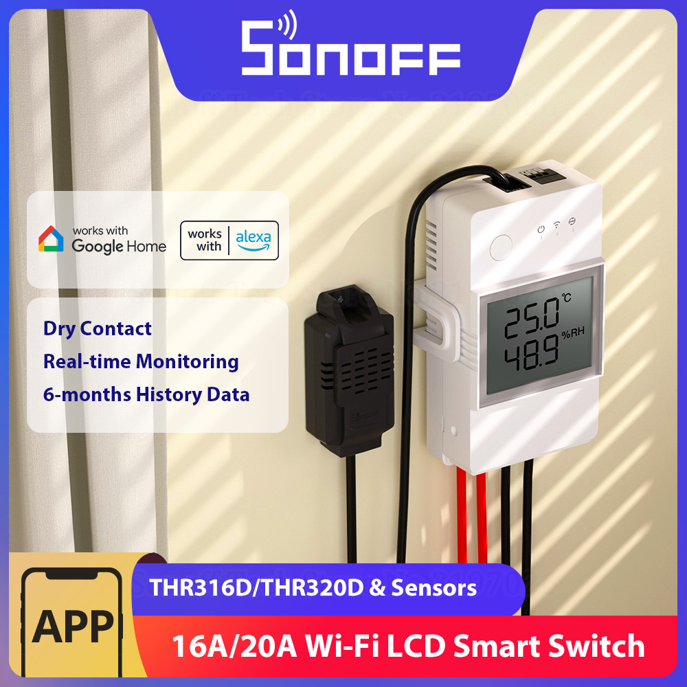 Sonoff Mini R4 - SONOFF THR316D/THR320D Interruttore intelligente di umidità