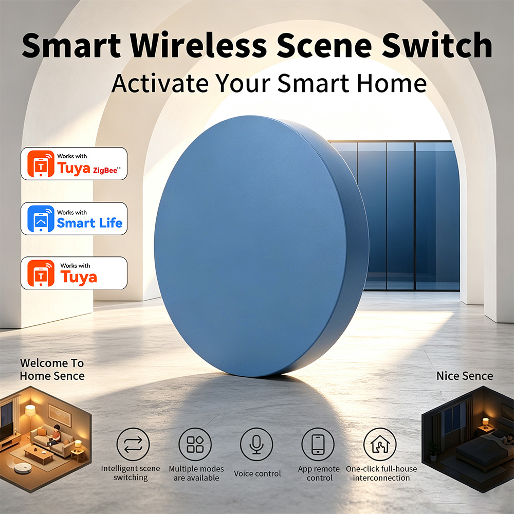 Home Assistant Tuya - Pulsante Intelligente Zigbee Compatibile con Tuya