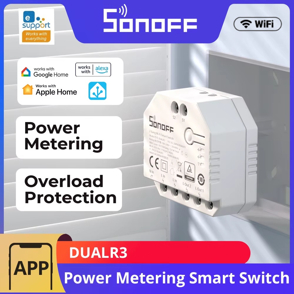 Sonoff - Sonoff Dual R3 Sonoff Dualr3 Interruttore