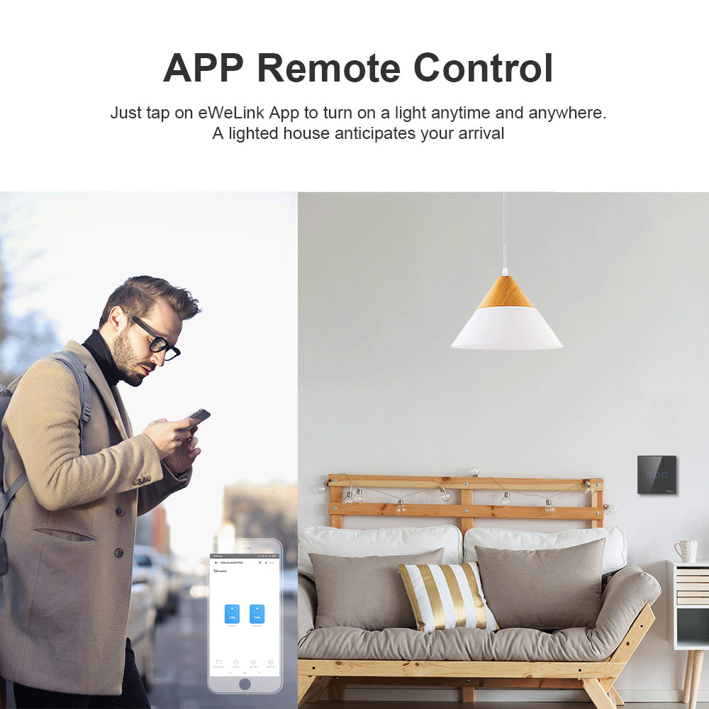 SONOFF T3EU Black WiFi Smart W - Sonoff Basic recensione e prezzo