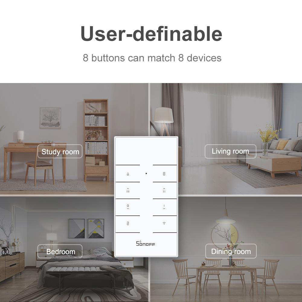 SONOFF RM433 433MHz RF Remote  - Sonoff Mini R4 recensione e prezzo