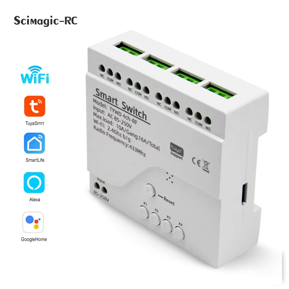 Smart Tuya Switch 4CH Modulo R - Tuya 4 Channel recensione e prezzo