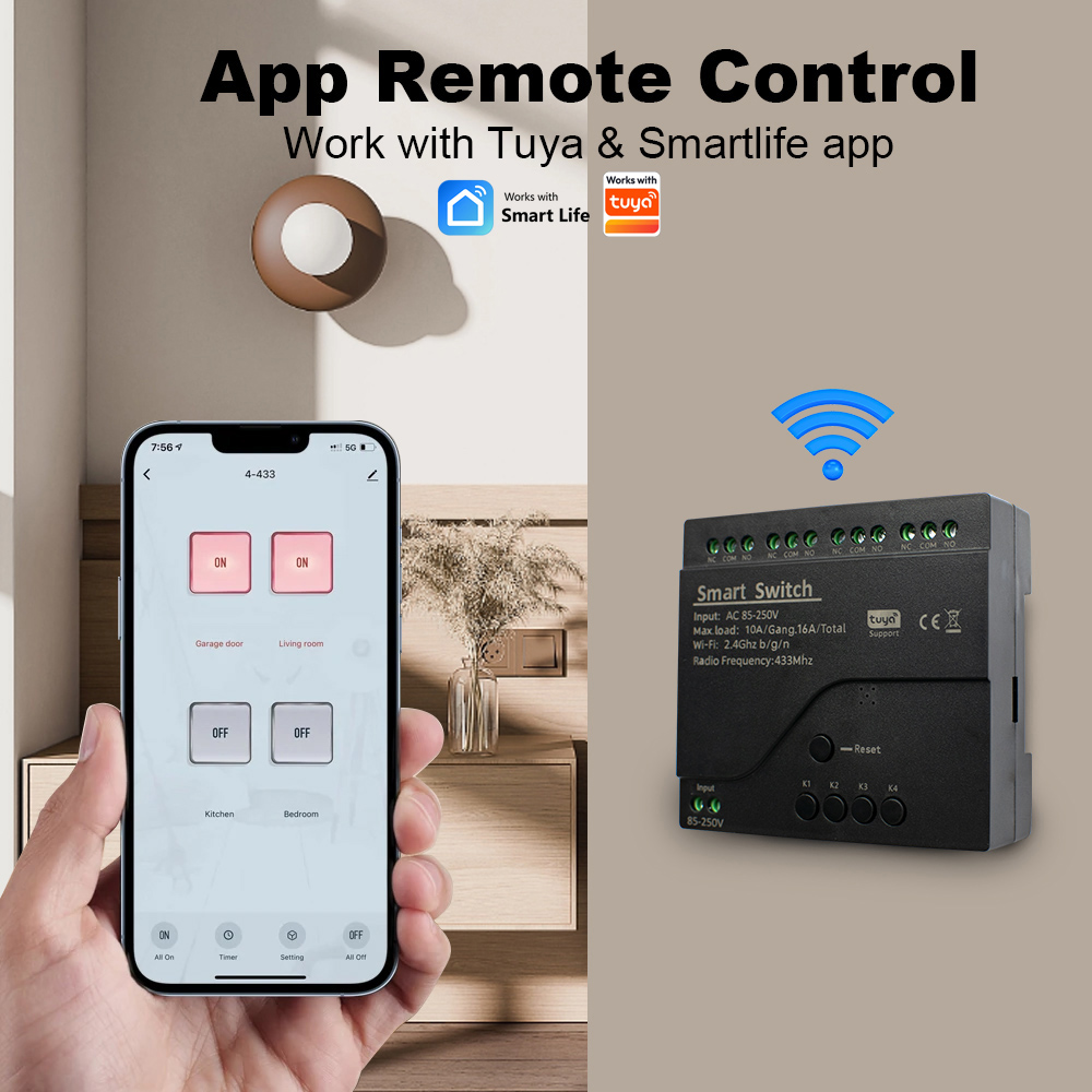 Nuovo Modulo Relè WIFI Smart S - Tuya 4 Channel recensione e prezzo