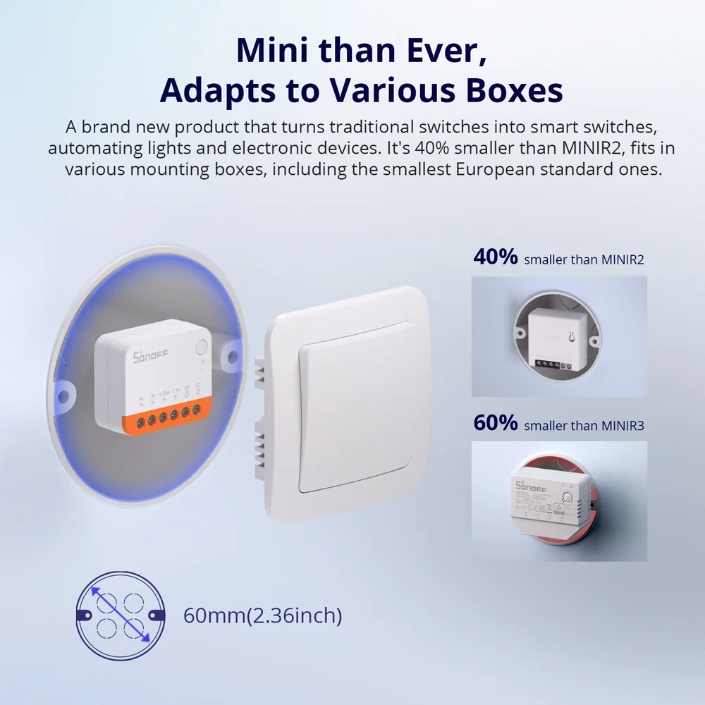 Sonoff Mini R4 Extreme, Sonoff - Sonoff Mini R4 recensione e prezzo