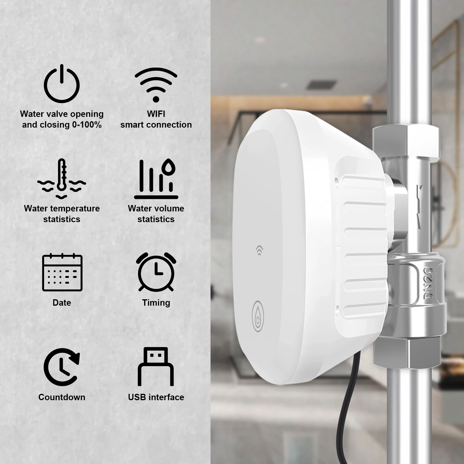 Valvola dell'Acqua con Control - Home Assistant Tuya recensione e prezzo