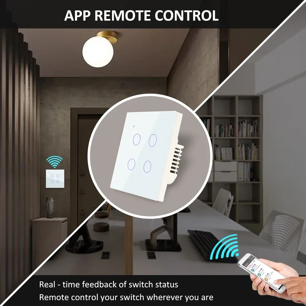 ZigBee 1 2 3 4 Gang senza neut - Tuya 4 Channel recensione e prezzo