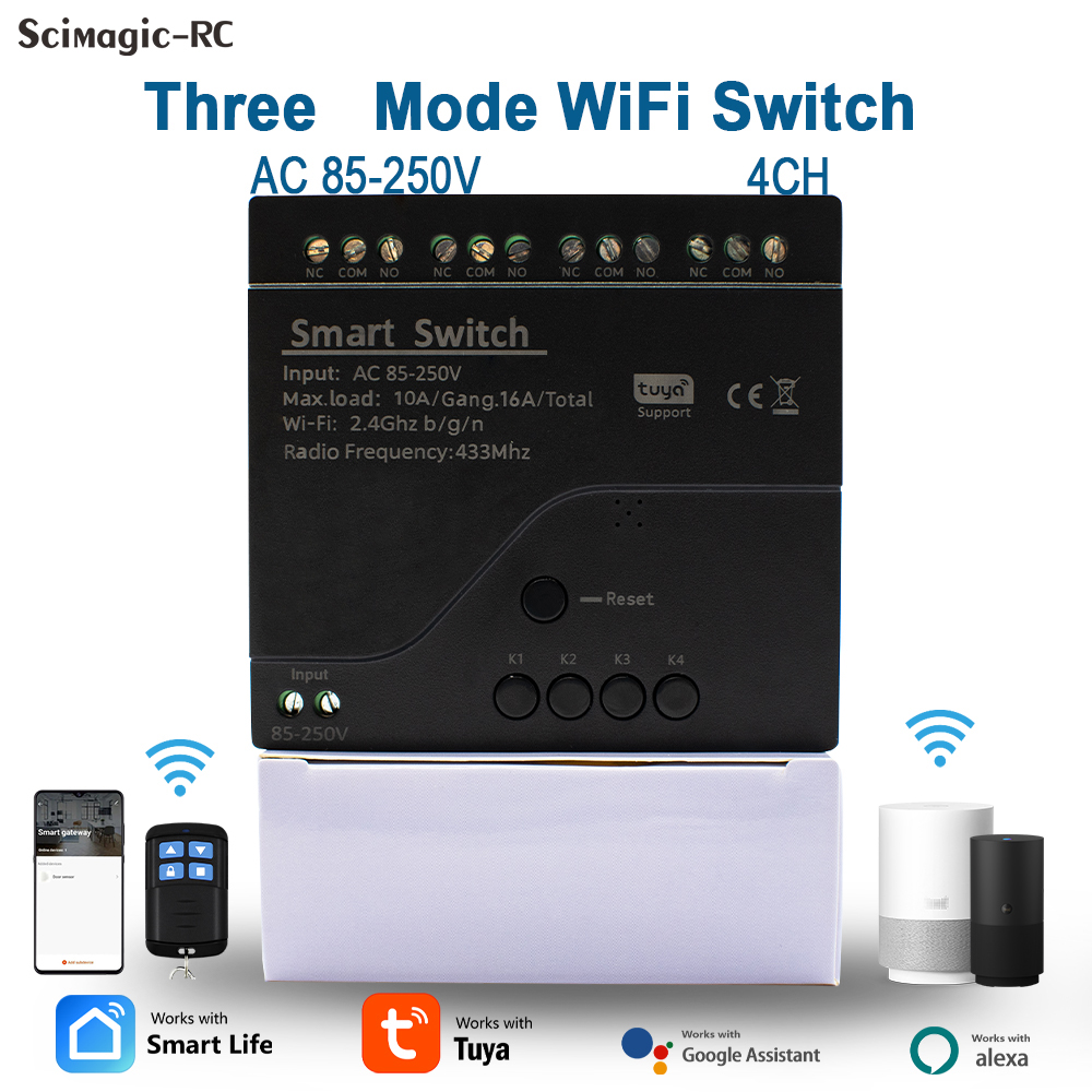 Modulo Relè WiFi 4 Canali Tuya - Tuya 4 Channel recensione e prezzo