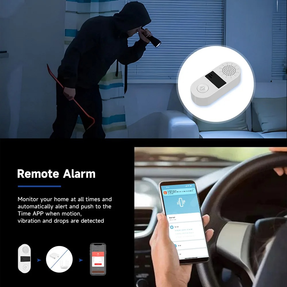 Sensore di vibrazione WiFi Tuy - Home Assistant Tuya recensione e prezzo