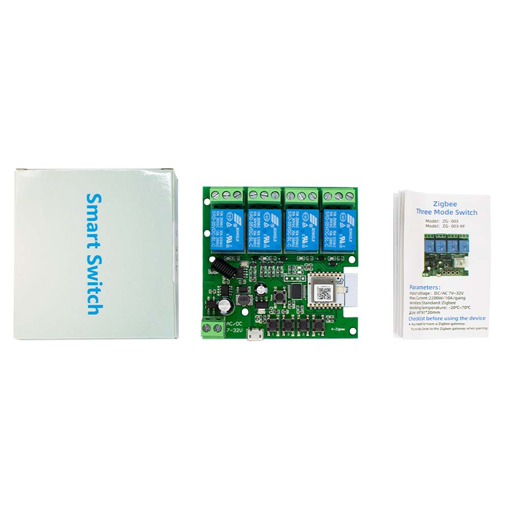 Modulo Relè Smart Home Zigbee  - Tuya 4 Channel recensione e prezzo