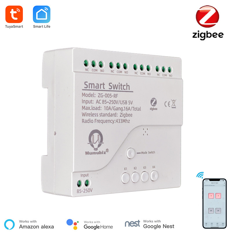 Tuya Smart Zigbee 220V Switch  - Tuya 4 Channel recensione e prezzo