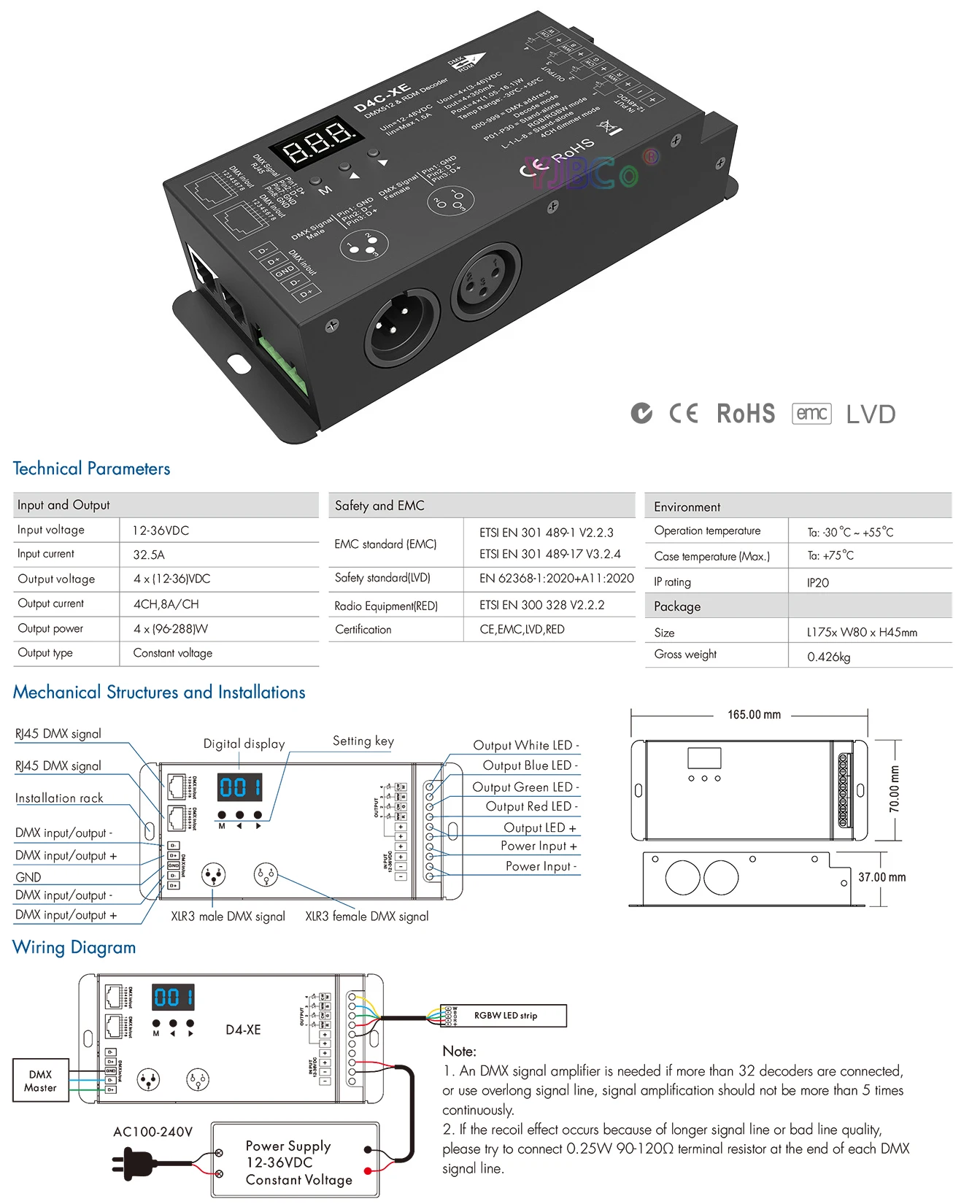 Skydance D4-XE Decodificatore  - Tuya 4 Channel recensione e prezzo