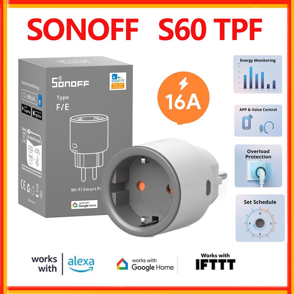 SONOFF S60 TPF EU Wifi Smart P - Sonoff Mini R4 recensione e prezzo