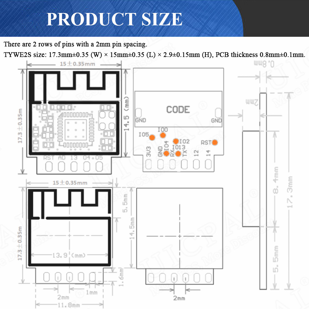 ESP-02S Ricetrasmettitore modu - Smart Home Module Iot recensione e prezzo