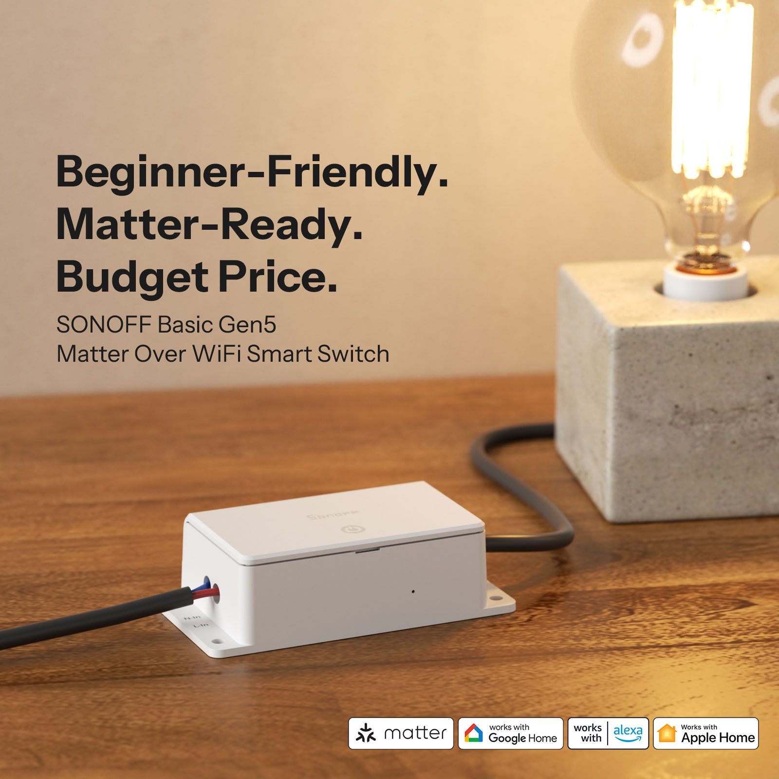SONOFF Basic-1GS Gen5 Matter W - Sonoff Basic recensione e prezzo