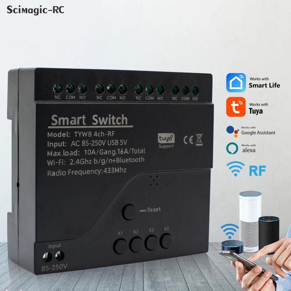 Tuya AC 85-250V 4 canali Wifi  - Sonoff Mini R4 recensione e prezzo