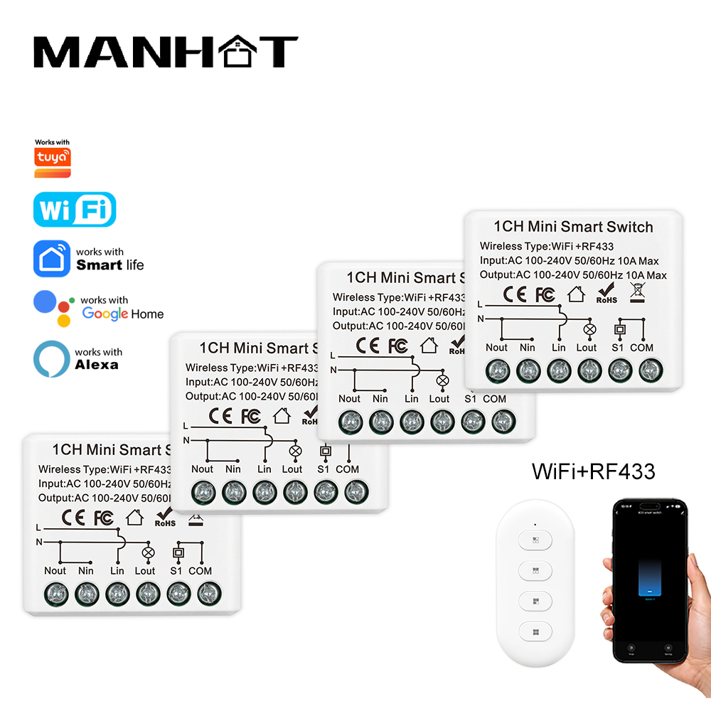 Mini Interruttore Smart WIFI 1 - Smart Relay Tuya recensione e prezzo