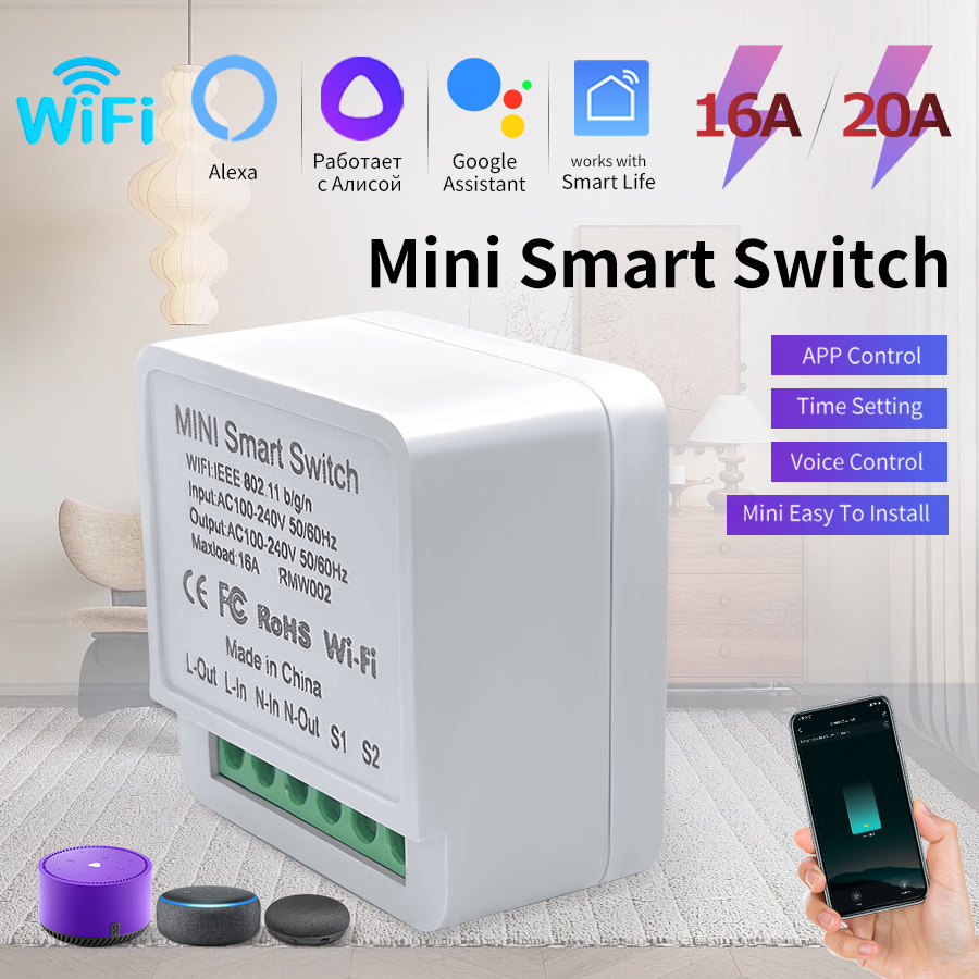 16A/20A WiFi Mini Smart Switch - Sonoff Mini R4 recensione e prezzo