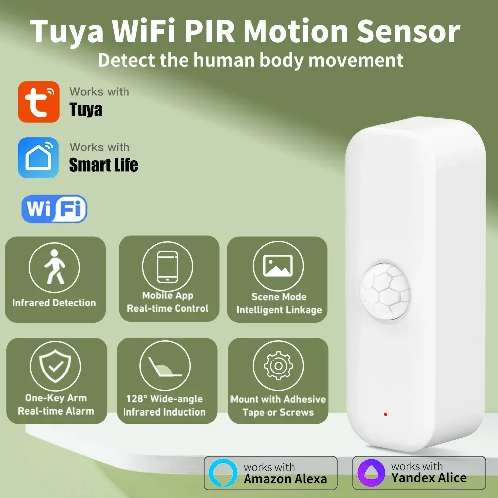 Tuya WiFI Sensore di movimento - Home Assistant Tuya recensione e prezzo